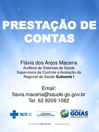 PRESTAÇÃO DE CONTAS