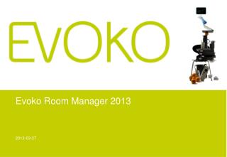 Evoko Room Manager 2013