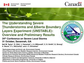 24 th Conference on Severe Local Storms 31 October, Savannah, GA