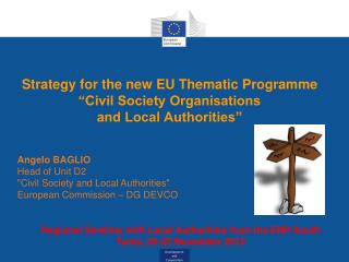 Strategy for the new EU Thematic Programme “Civil Society Organisations and Local Authorities”