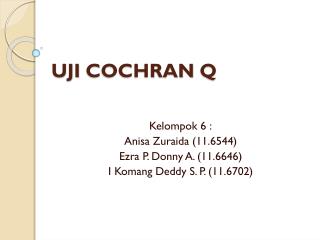 UJI C OCHRAN Q