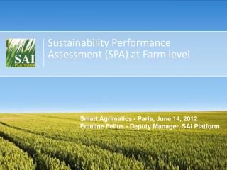 Sustainability Performance Assessment (SPA) at Farm level