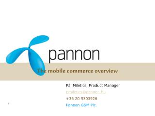 The mobile commerce overview