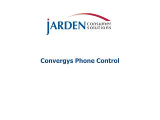 Convergys Phone Control