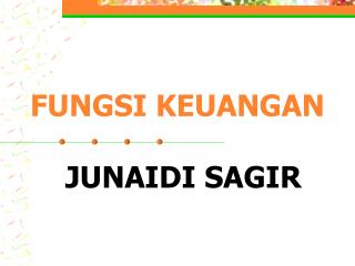 FUNGSI KEUANGAN