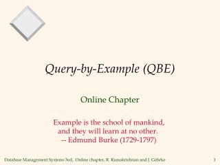Query-by-Example (QBE)