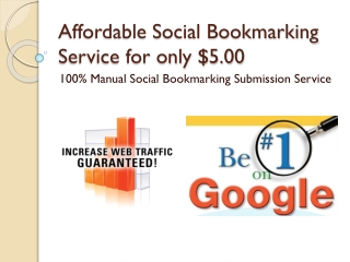 Affordable Social Bookmarking Service | Manual Bookmarking