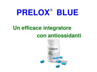 PRELOX BLUE Un efficace integratore con antiossidanti