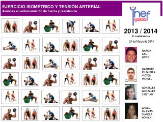 EJERCICIO ISOMÉTRICO Y TENSIÓN ARTERIAL Avances en entrenamiento de fuerza y resistencia