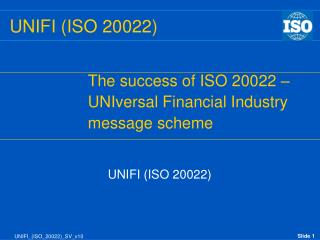 UNIFI (ISO 20022)