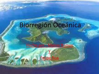 Biorregión Oceánica