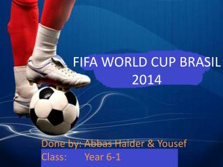 FIFA WORLD CUP BRASIL 2014