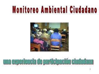 Monitoreo Ambiental Ciudadano