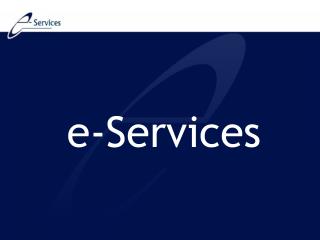 e-Services