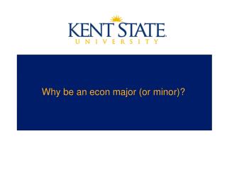 Why be an econ major (or minor)?