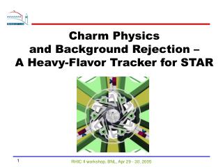 Charm Physics and Background Rejection – A Heavy-Flavor Tracker for STAR