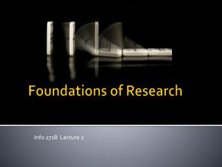 Foundations of Research