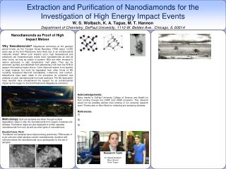 Nanodiamonds as Proof of High Impact Meteor