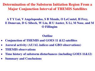 Conjunction of satellites