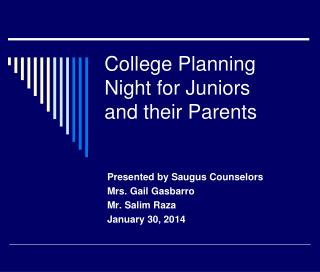 College Planning Night for Juniors and their Parents