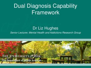 Dual Diagnosis Capability Framework