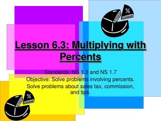 Lesson 6.3: Multiplying with Percents