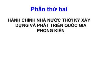 Phần thứ hai