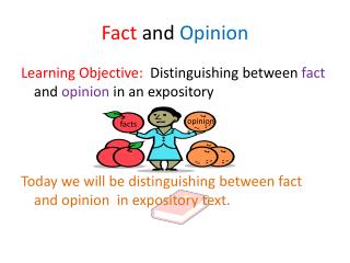 Fact and Opinion