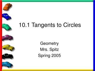 10.1 Tangents to Circles