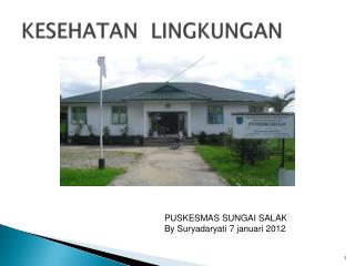 PPT - KESEHATAN LINGKUNGAN PowerPoint Presentation, Free Download - ID ...