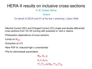 HERA-II results on inclusive cross-sections