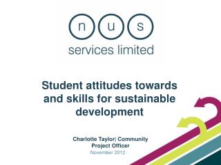 Student attitudes towards and skills for sustainable development