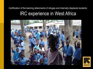 Refugee education programs in Guinea: 1991-2005