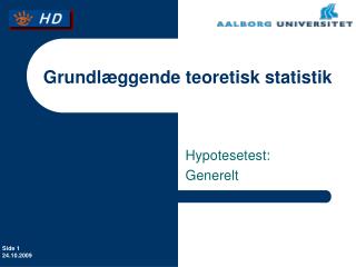 Grundlæggende teoretisk statistik