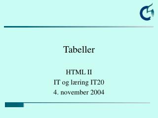 Tabeller