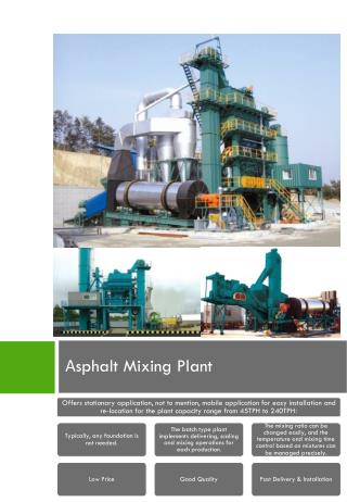 А sphalt Mixing Plant