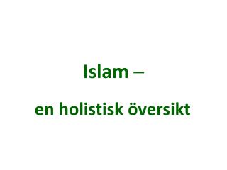 Islam ─