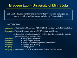 Bradeen Lab – University of Minnesota