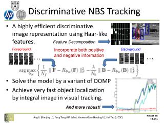 Discriminative NBS Tracking