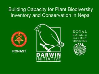 Building Capacity for Plant Biodiversity Inventory and Conservation in Nepal