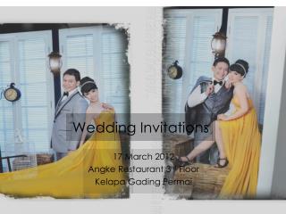 Wedding Invitations