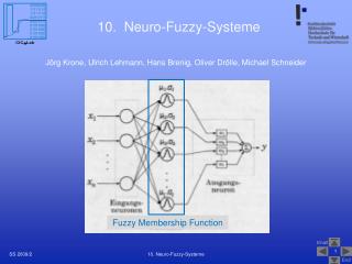 10. Neuro-Fuzzy-Systeme