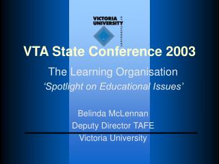 VTA State Conference 2003