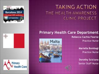 Taking action the Health Awareness Clinic project