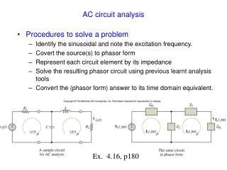 AC circuit analysis