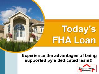 Today’s FHA Loan