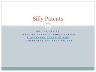 Silly Patents