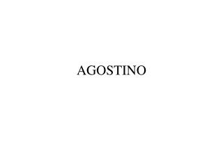 AGOSTINO