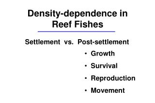 Settlement vs. Post-settlement