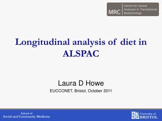 Longitudinal analysis of diet in ALSPAC